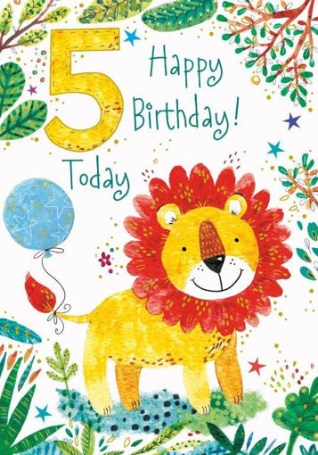 Picture of 5 TODAY BIRTHDAY CARD